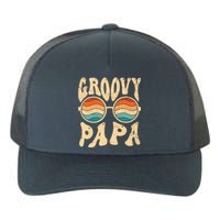 Groovy Papa 70s Aesthetic Nostalgia 1970S Retro Groovy Dad Yupoong Adult 5-Panel Trucker Hat