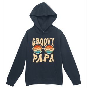 Groovy Papa 70s Aesthetic Nostalgia 1970S Retro Groovy Dad Urban Pullover Hoodie