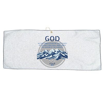 God Psalm 91 Gospel Biblical Large Microfiber Waffle Golf Towel