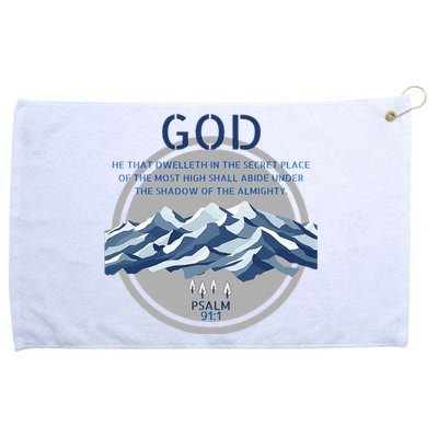 God Psalm 91 Gospel Biblical Grommeted Golf Towel