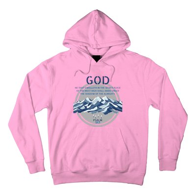 God Psalm 91 Gospel Biblical Hoodie