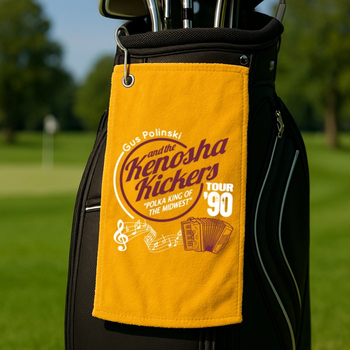 Gus Polinski And The Kenosha Kickers TShirt Home Alone Golf Towel