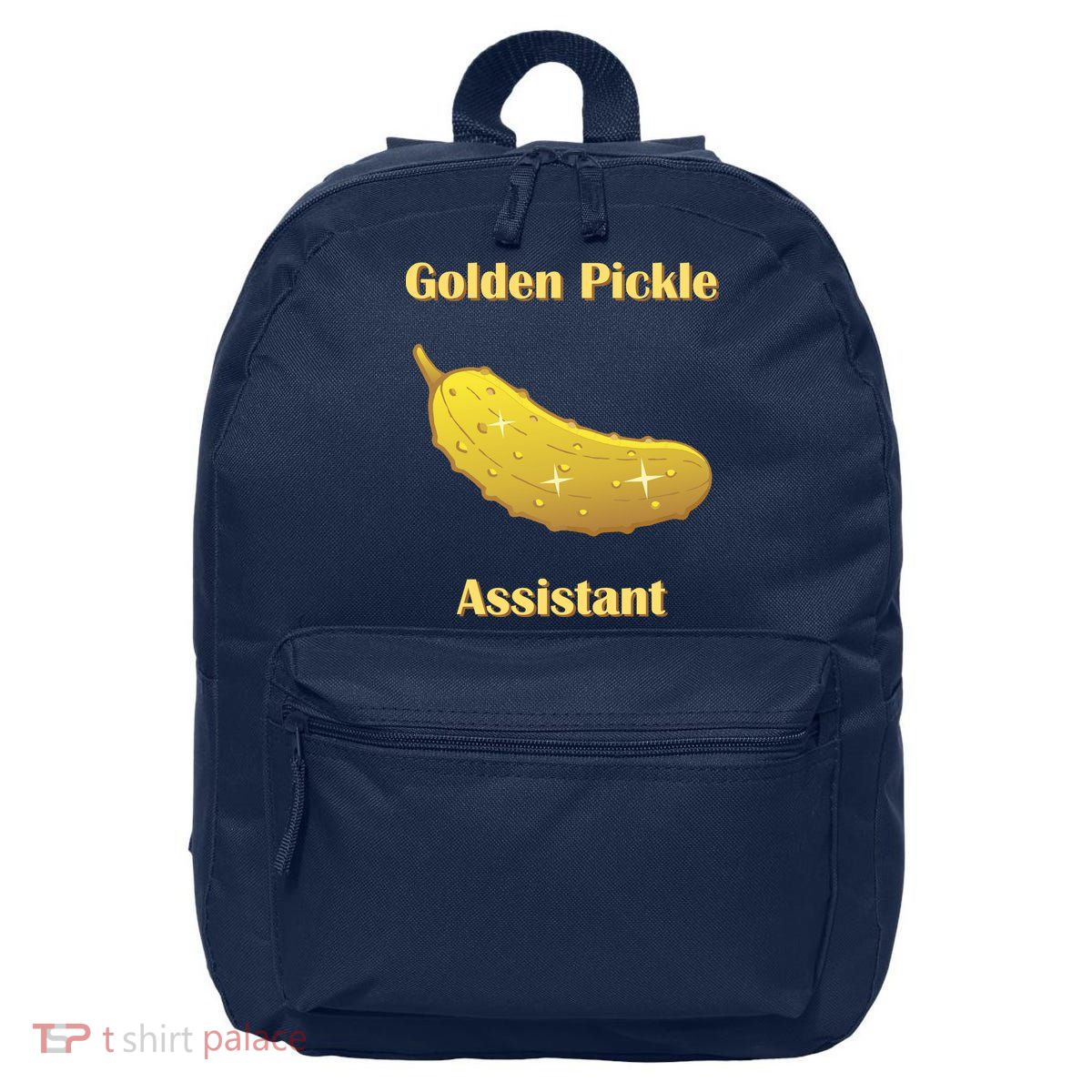 Golden Pickle Assistant | Golden Pickle | Fun Pickleball | Pickleball Award 16 in Basic Backpack