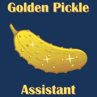 Golden Pickle Assistant | Golden Pickle | Fun Pickleball | Pickleball Award 16 in Basic Backpack