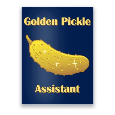 Golden Pickle Assistant | Golden Pickle | Fun Pickleball | Pickleball Award Poster