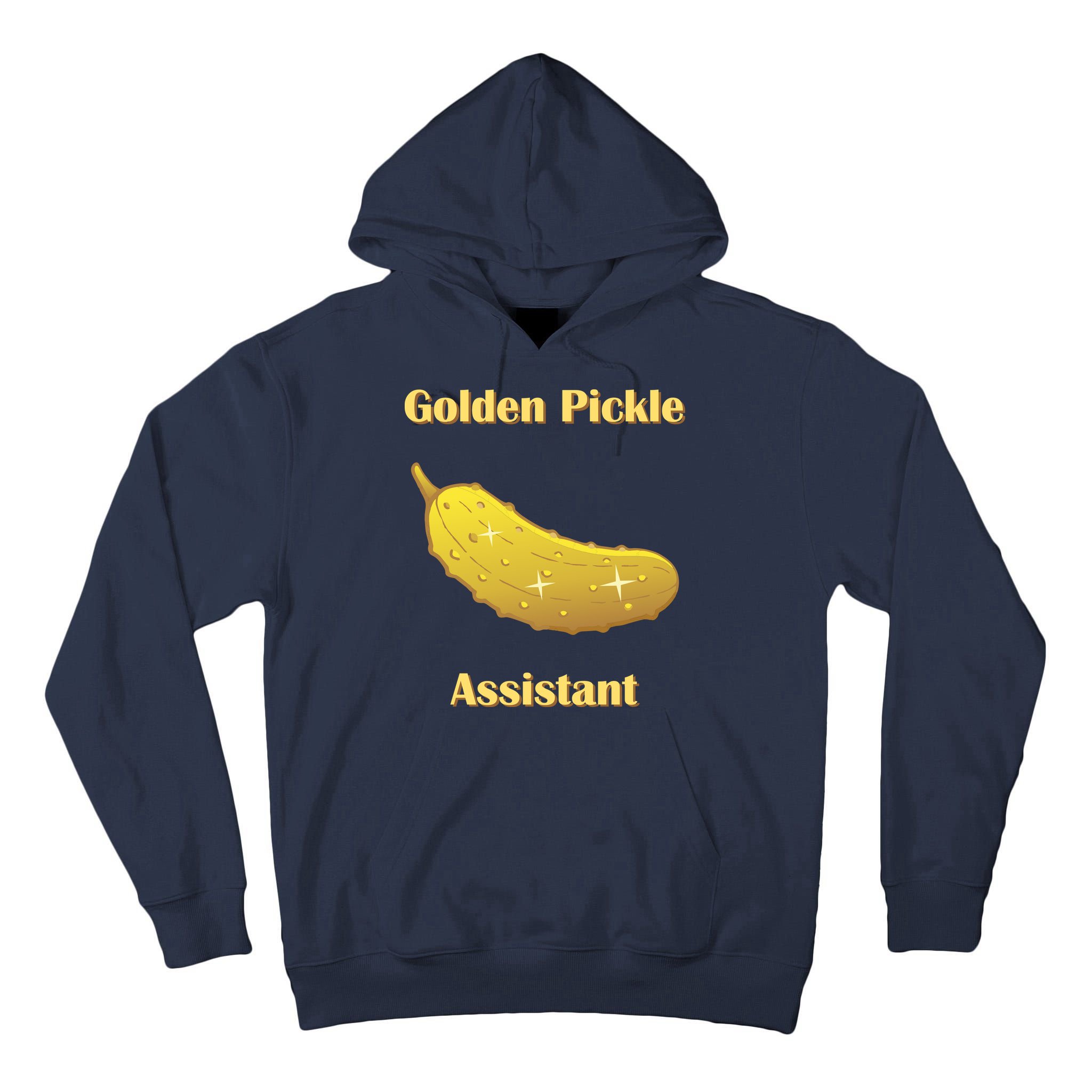 Golden Pickle Assistant | Golden Pickle | Fun Pickleball | Pickleball Award Tall Hoodie