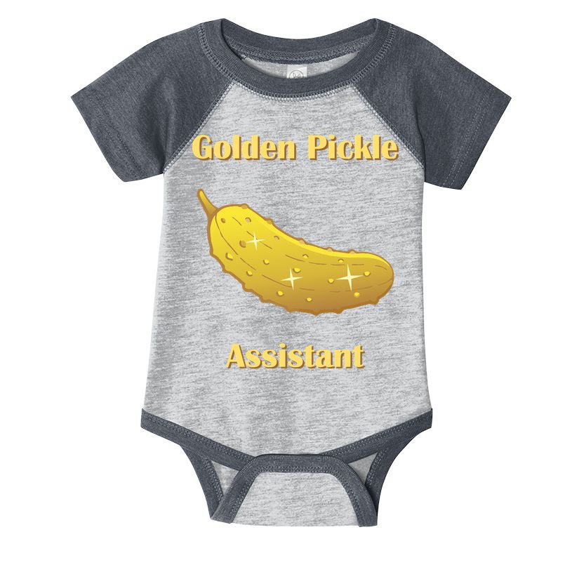 Golden Pickle Assistant | Golden Pickle | Fun Pickleball | Pickleball Award Infant Baby Jersey Bodysuit