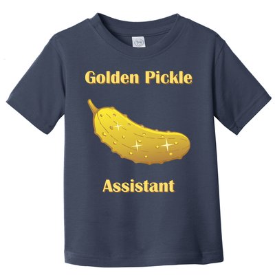 Golden Pickle Assistant | Golden Pickle | Fun Pickleball | Pickleball Award Toddler T-Shirt