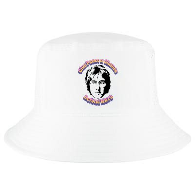 Give Peace A Chance Retro Peace Defund NATO Cool Comfort Performance Bucket Hat