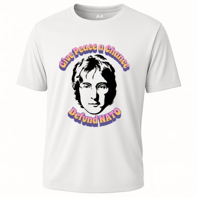 Give Peace A Chance Retro Peace Defund NATO Performance Shirt