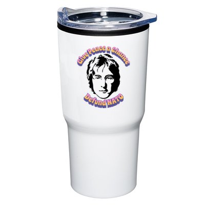 Give Peace A Chance Retro Peace Defund NATO Tumbler