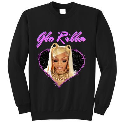 Glorilla Portrait American Rapper Rap Music Vintage Sweatshirt