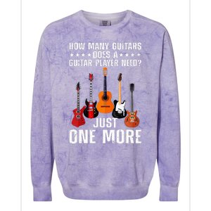 Guitar Player Art For Women Guitarist Colorblast Crewneck Sweatshirt