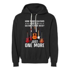 Guitar Player Art For Women Guitarist Garment-Dyed Fleece Hoodie