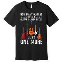 Guitar Player Art For Women Guitarist Premium T-Shirt