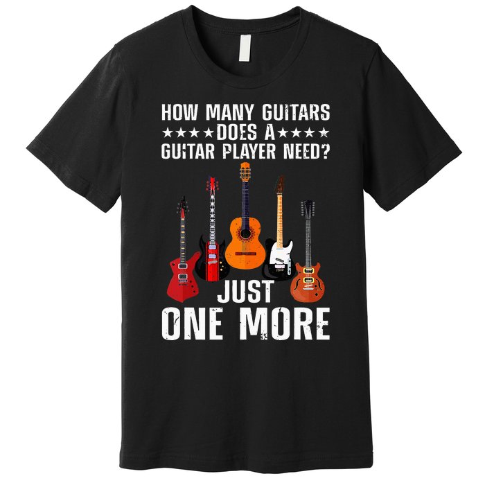 Guitar Player Art For Women Guitarist Premium T-Shirt