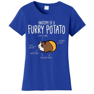 Guinea Pig Anatomy Of Furry Potato Funny Cavy Women's T-Shirt