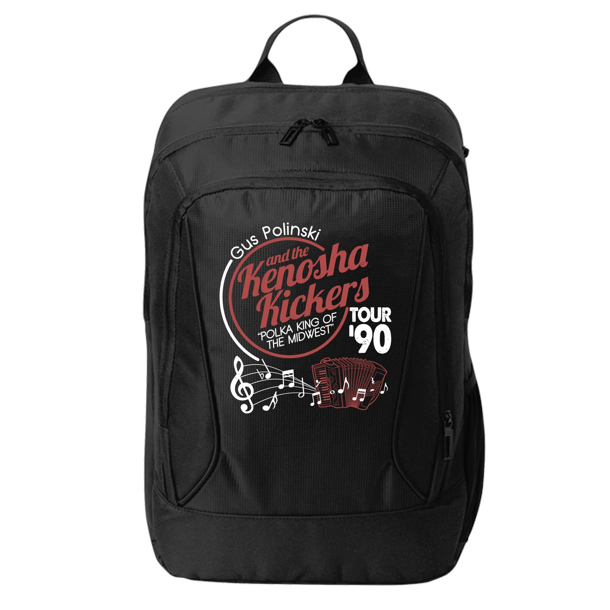 Gus Polinski And The Kenosha Kickers Polka King Of The Midwest 1990 Tour City Backpack