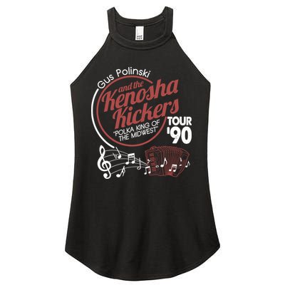 Gus Polinski And The Kenosha Kickers Polka King Of The Midwest 1990 Tour Women's Perfect Tri Rocker Tank