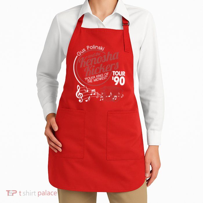 Gus Polinski And The Kenosha Kickers Polka King Of The Midwest 1990 Tour Apron