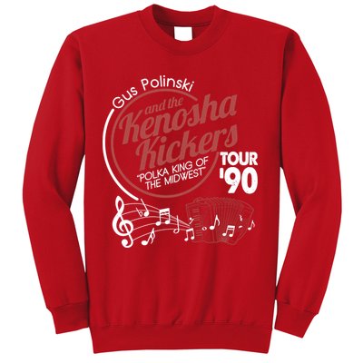 Gus Polinski And The Kenosha Kickers Polka King Of The Midwest 1990 Tour Sweatshirt