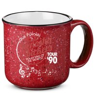 Gus Polinski And The Kenosha Kickers Polka King Of The Midwest 1990 Tour 15oz Campfire Ceramic Mug