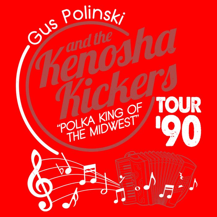 Gus Polinski And The Kenosha Kickers Polka King Of The Midwest 1990 Tour 16 in Basic Backpack