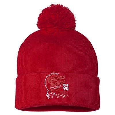 Gus Polinski And The Kenosha Kickers Polka King Of The Midwest 1990 Tour Pom Pom 12in Knit Beanie