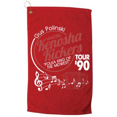 Gus Polinski And The Kenosha Kickers Polka King Of The Midwest 1990 Tour Golf Towel