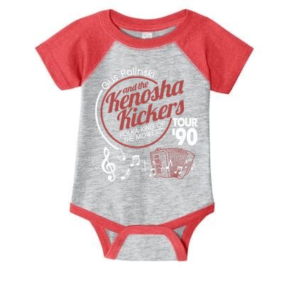 Gus Polinski And The Kenosha Kickers Polka King Of The Midwest 1990 Tour Infant Baby Jersey Bodysuit