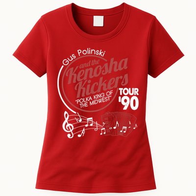 Gus Polinski And The Kenosha Kickers Polka King Of The Midwest 1990 Tour Womens T-Shirt