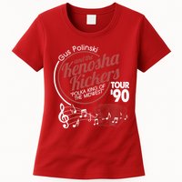 Gus Polinski And The Kenosha Kickers Polka King Of The Midwest 1990 Tour Womens T-Shirt