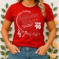 Gus Polinski And The Kenosha Kickers Polka King Of The Midwest 1990 Tour Womens T-Shirt