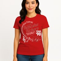 Gus Polinski And The Kenosha Kickers Polka King Of The Midwest 1990 Tour Womens T-Shirt