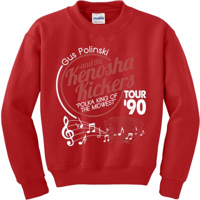 Gus Polinski And The Kenosha Kickers Polka King Of The Midwest 1990 Tour Kids Sweatshirt
