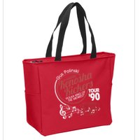 Gus Polinski And The Kenosha Kickers Polka King Of The Midwest 1990 Tour Zip Tote Bag
