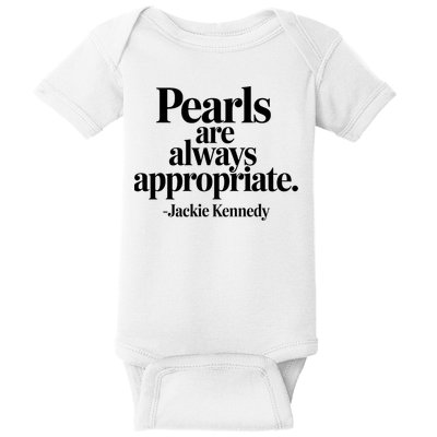 Groovy Pearls Are Always Appropriate Classic Pear Baby Bodysuit