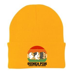 Guinea Pigs Aren't For The Week Knit Cap Winter Beanie