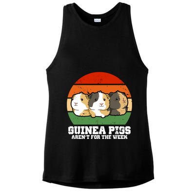 Guinea Pigs Aren't For The Week Ladies PosiCharge Tri-Blend Wicking Tank