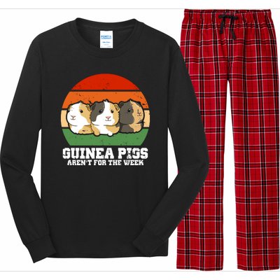 Guinea Pigs Aren't For The Week Long Sleeve Pajama Set