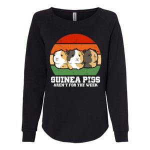 Guinea Pigs Aren't For The Week Womens California Wash Sweatshirt