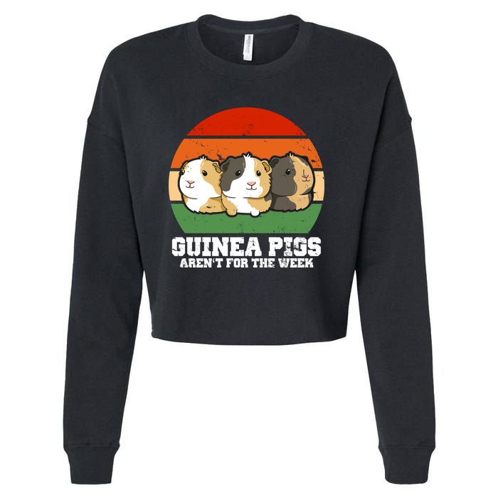 Guinea Pigs Aren't For The Week Cropped Pullover Crew
