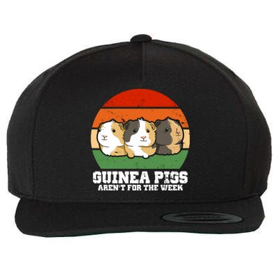 Guinea Pigs Aren't For The Week Wool Snapback Cap