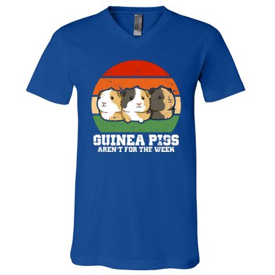 Guinea Pigs Aren't For The Week V-Neck T-Shirt