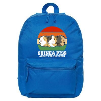 Guinea Pigs Aren't For The Week 16 in Basic Backpack