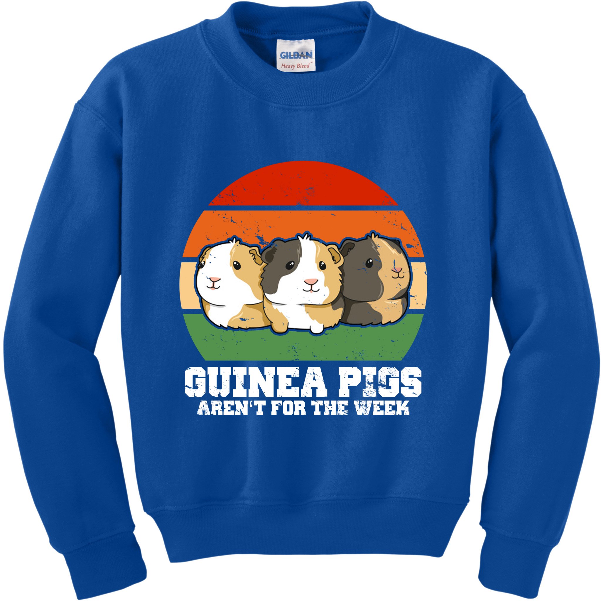 Guinea Pigs Aren't For The Week Kids Sweatshirt