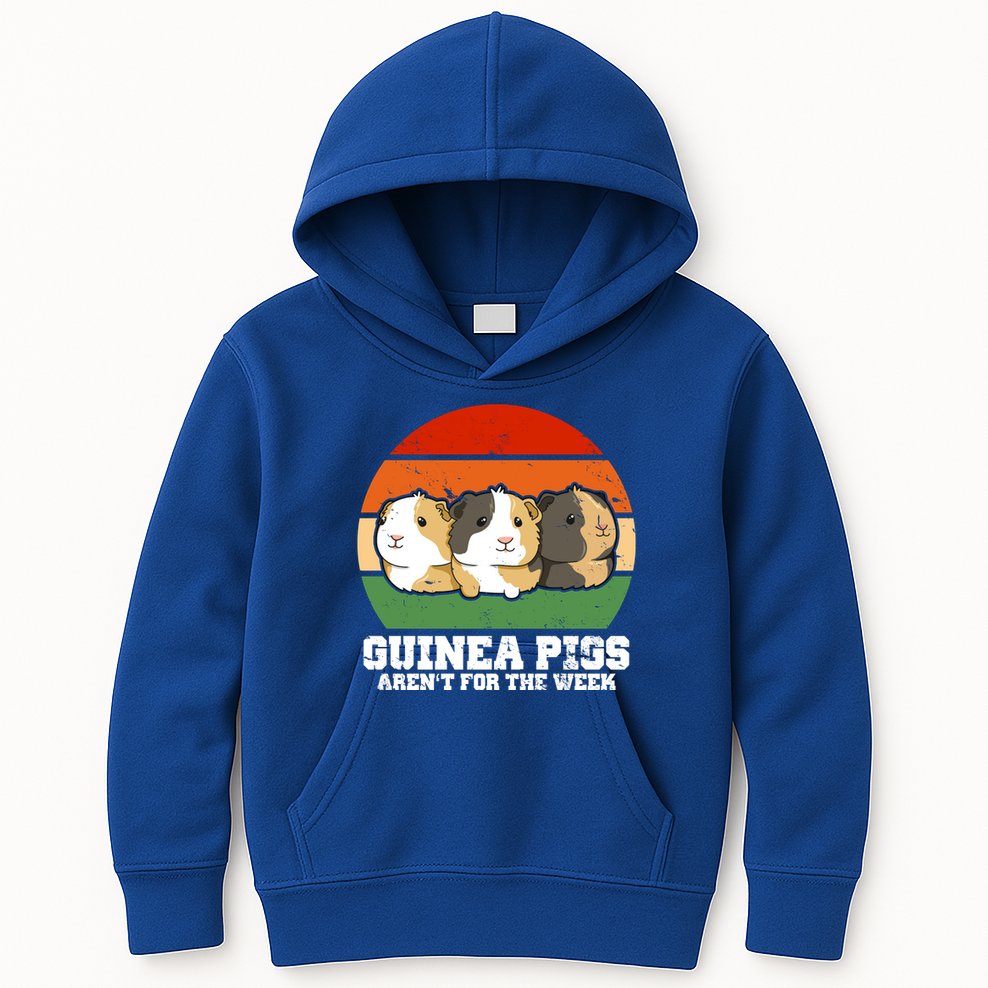 Guinea Pigs Aren't For The Week Kids Hoodie