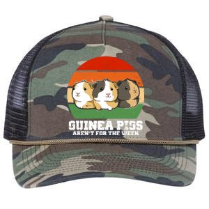 Guinea Pigs Aren't For The Week Retro Rope Trucker Hat Cap