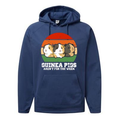 Guinea Pigs Aren't For The Week Performance Fleece Hoodie