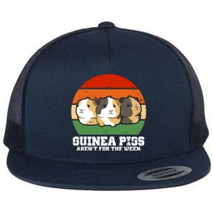 Guinea Pigs Aren't For The Week Flat Bill Trucker Hat